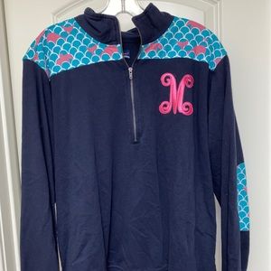 Simply Southern Pullover with “M” monogram